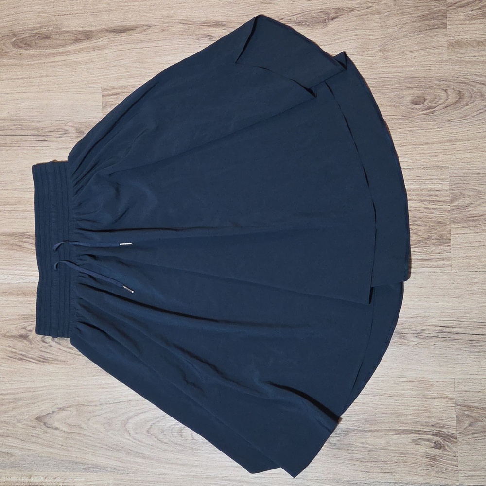 lululemon athletica navy blue layered skater skirt